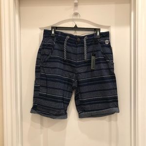 Buffalo David Bitton NWT Stripe Navy Shorts